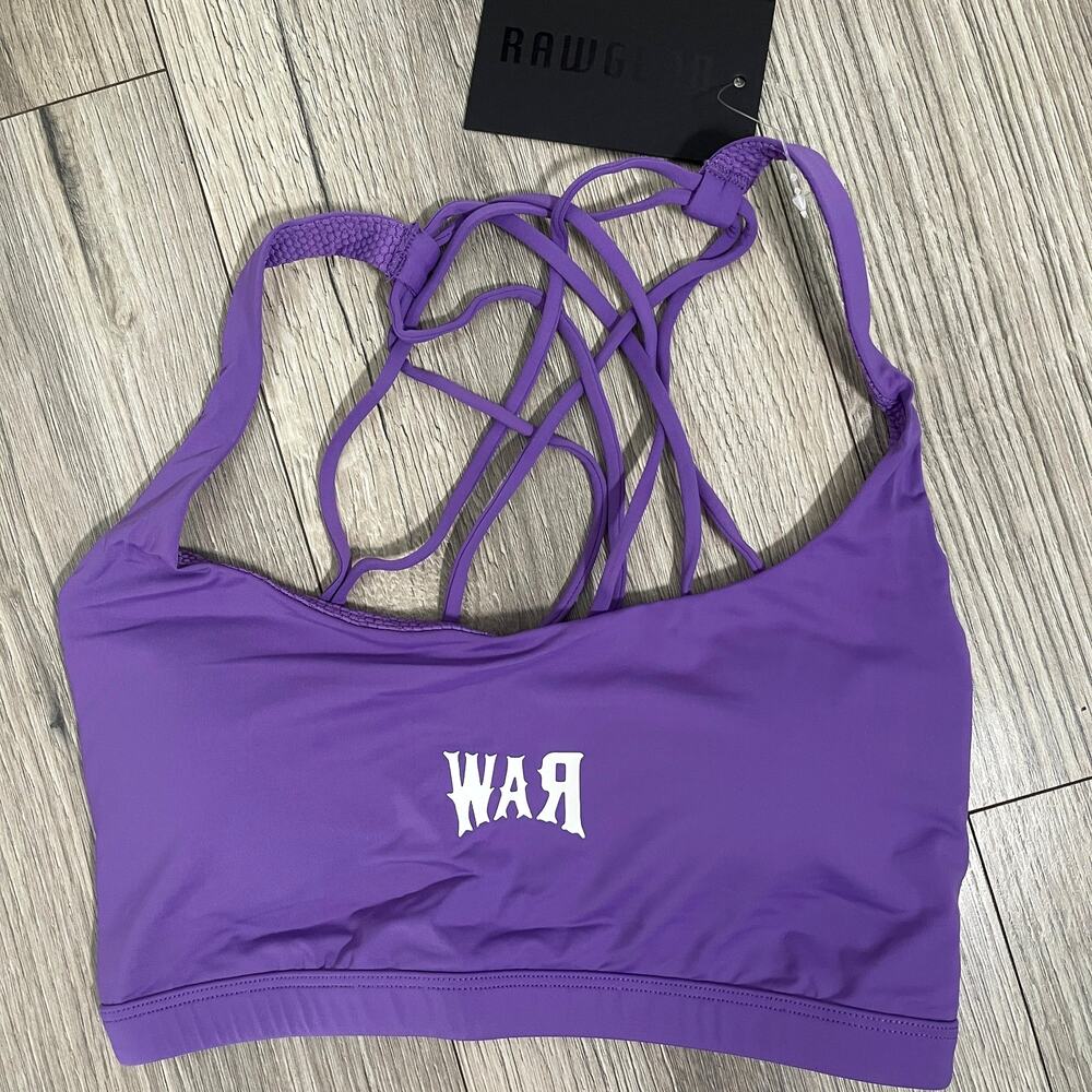 RawGear Women's War Sports Bra 132240 - Purple - Size Small